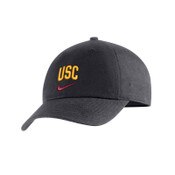 USC Trojans Nike Anthracite Arch H86 Adjustable Hat